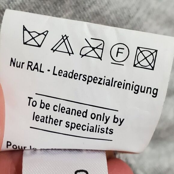 Carbon 2 Cobalt Womens Size XL Printemps Leather Jacket Lined Black Quilted Zip - Picture 10 of 12